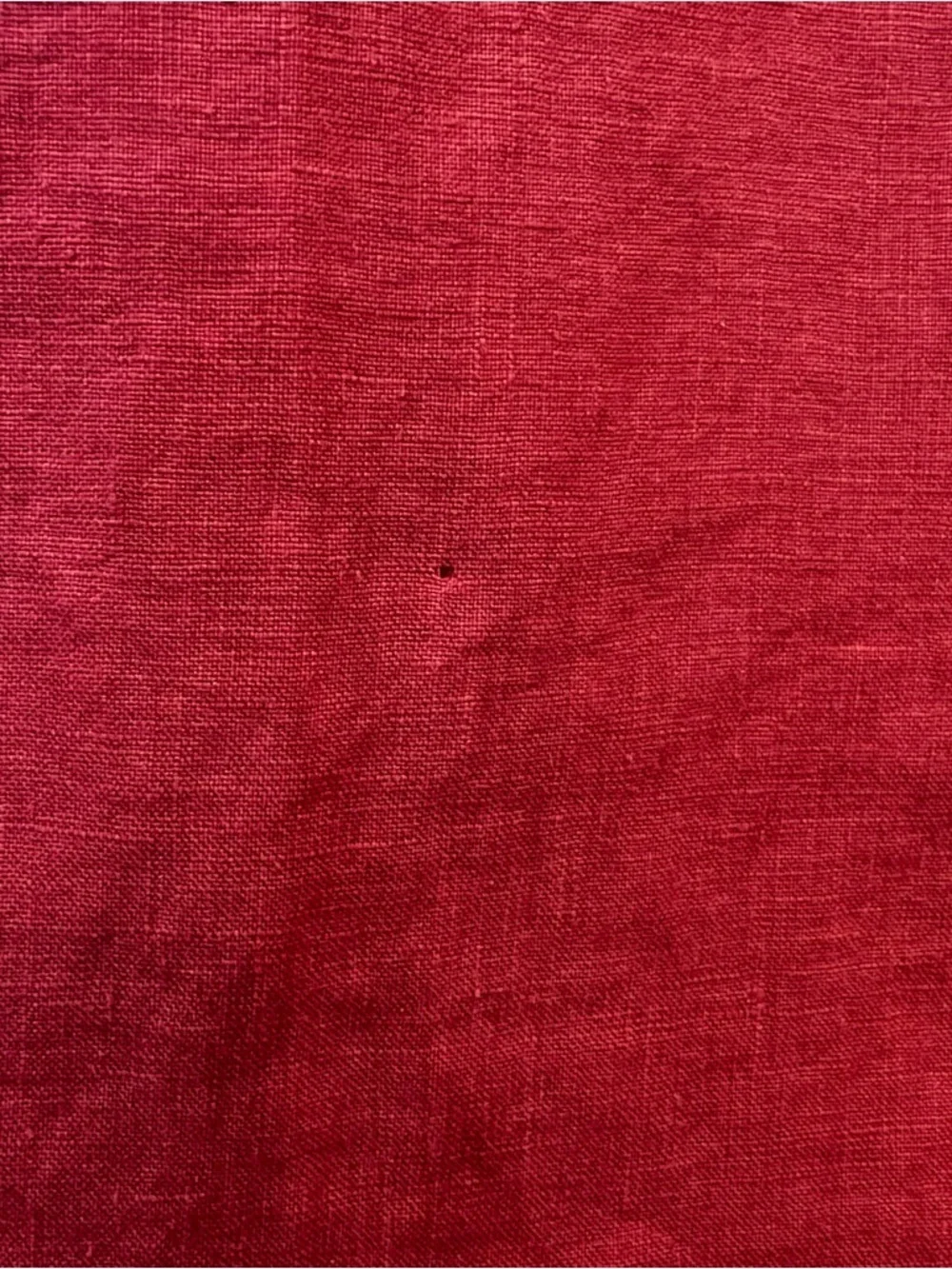 J. Crew Classic Fit Linen Button Front Shirt Red Size Medium NWT Spring Preppy